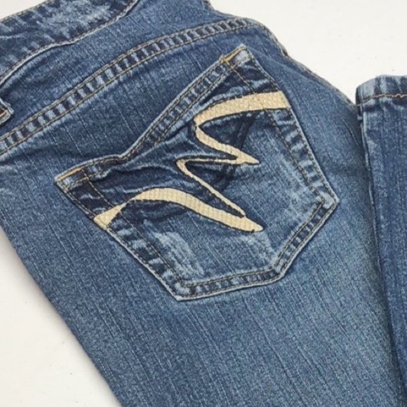 VINTAGE BRODY FLARE BOOT JEANS 27x31 BRODY QUALITY ๐ - Picture 8 of 13